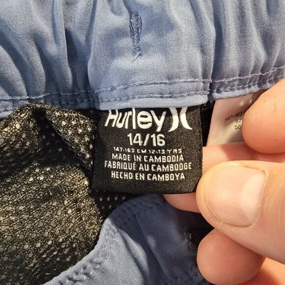 Hurley Boy's Striped Swim Trunks - Picture 2 of 4